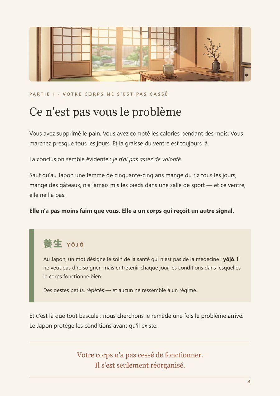La page sur le concept de Yōjō